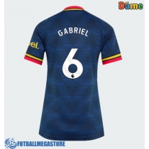Fotballdrakt Dame Arsenal Gabriel Magalhaes #6 Bortedrakt 2026-27 Kortermet